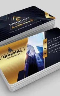 طراحی کارت ویزیت و بنر شیک