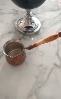 قهوه جوش دستی قدیمی مسی