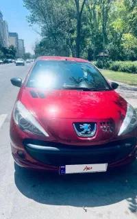 پژو ۲۰۷ تیپ ۵ مدل ۱۳۹۰ آلبالویی  اسپرت