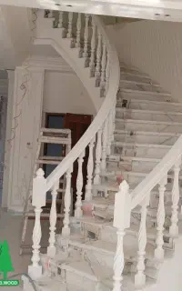 تولید و اجرای  نرده چوبی