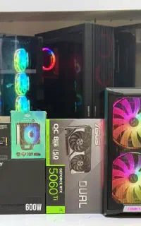 کیس گیمینگ رندرینگ I514400F و گرافیک RTX5060Ti