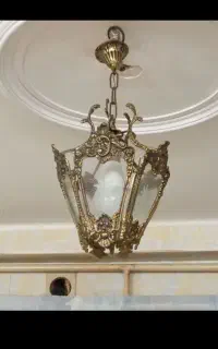 لوستر برنزی دو عدد