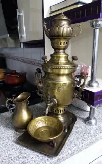سماور ذغالی نو . فروشی.