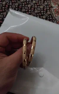 النگو و زنجیر وپلاک‌ و انگشتر و گوشواره‌طلا