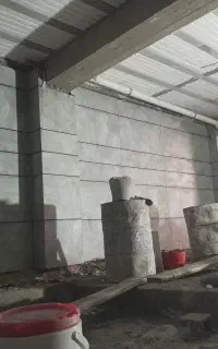 اسلب کار،کاشی‌کاری و سنگکاری