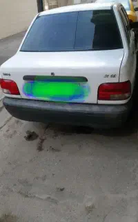 پراید سفید مدل ۹۲