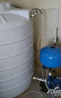 لوله کشی آب سرد و گرم و پکیج، نصب پمپ و منبع