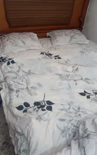 ست رو تختی با پتو و ملافه دور کش