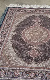 قالیچه 40 رج سرمه ای