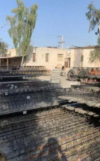 استخدام کارگر در کارگاه تیرچه زنی