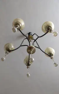 لوستر پنج شعله کلاسیک