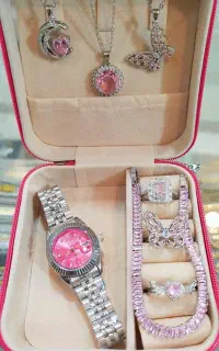 پک جواهری،دستبند،گردنبند،انگشتر و ساعت