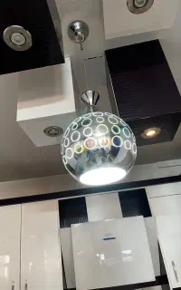 لوستر اشپزخانه طرح سه بعدی