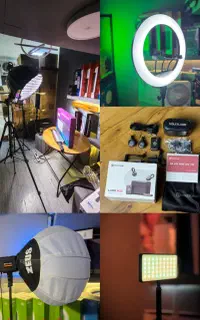 تجهیزات تولیدمحتوارینگ لایت میکروفن سافت باکس پایه