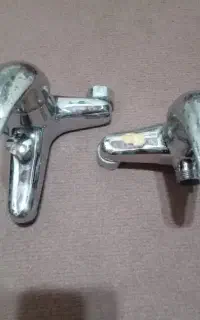 سلام دوعدد شیر حمام دستشویی