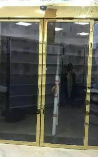 درب شیشه ای اتوماتیک اسلایدینگ و تلسکپی
