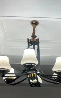 سه عدد لوستر پذیرایی و آشپزخونه و راهرو در حد نوع