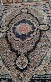 2تخته فرش 9متری 1000شانه بیکران سورمه ای