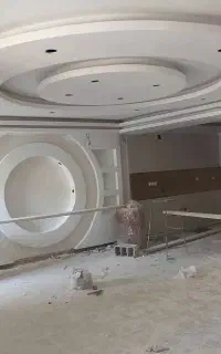گچ کاری و ابزار به صورت متری