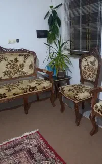 مبل ۹ نفری سلطنتی دست دوم برای باغ وسوئیت