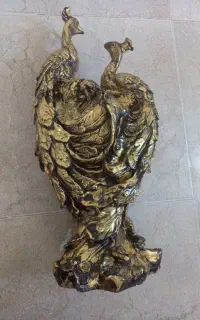 مجسمه طاووس پلی استر