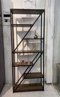 کتابخونه دکور ویترین شلف طبقه کتابخانه ایستاده