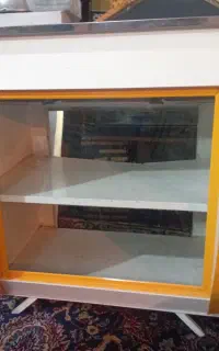 میز کشوی با روی استیل