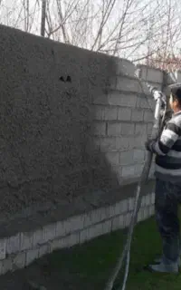 سیمانکاری با دستگاه شاتکریت متری ۱۰۰