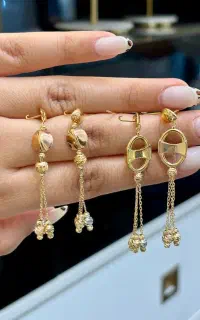 گوشواره طلا آویز
