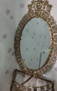 ست اینه و پایه برنجی نو