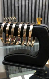 النگو طلا آینه ای/بدون اجرت/فقط ۳ درصد