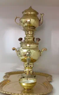 سماور برنجی کوچک