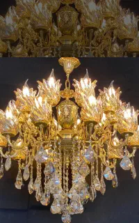 لوستربیست شعله برنز(جشنواره فوق العاده فروش لوستر)