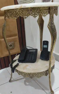 میز تلفن برنز