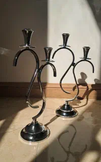 شمعدان استیل