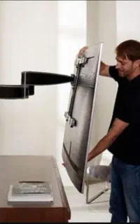 تلویزیون55.تنظیم آنتن و راه اندازی و اتصال  دیوار