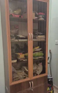 کتابخانه بادرب شیشه دار