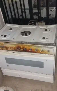 اجاق گاز فر دار با جوجه گردان
