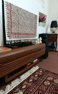 میز تی وی بزرگ سه کشو