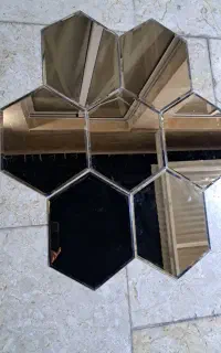 اینه دکوراتیو طرح کندو اندازه ۲ متر قد در امتر