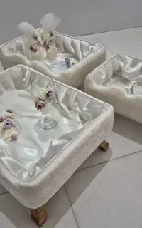 ست بله برون و قالیچه و پادری