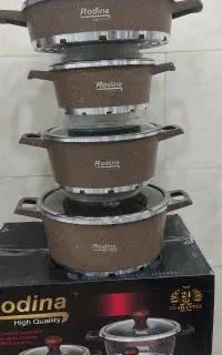 سرویس قابلمه چدنی اصل Rodina (ظروف نوروزی )