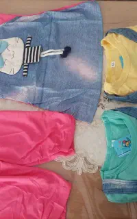 ست لباس بچه گانه دستی 480 خیلی مفت