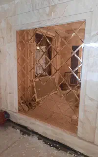 آینه دکوراتیو آینه های دفرمه گرد بیضی آبشاری و...