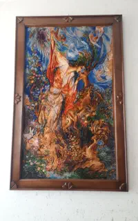 نخ و نقشه طرح بوسه ی اهو