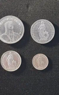 ۴ سکه کلکسیونی فرانک سوییس