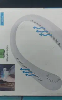 پنکه شارژی گردنی