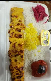 غذا آماده چلو جوجه کباب