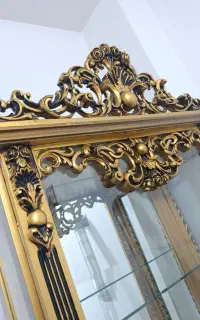 بوفه طلایی چوب