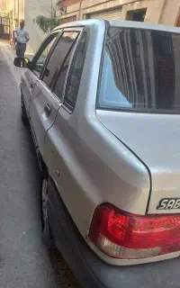 پراید 88 نقره ای